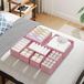 Unyqoos®️ Set van 6 opbergers voor laden - Opvouwbare organizers voor ondergoed - Roze