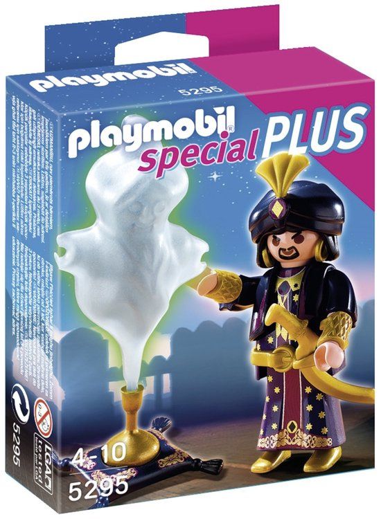 PLAYMOBIL Magiër met geest in de fles / Gardien du Génie