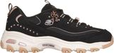 Skechers D'LITES - 20TH ANNIVERSARY Sneakers Femme Noir / Or Rose
