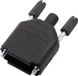 encitech DPPK09-BK-RG-K 6260-0101-51 D-sub behuizing Aantal polen: 9 Kunststof 180 ° Zwart 1 stuk(s)