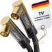 KabelDirekt 4K Antennekabel 1,5m 90°