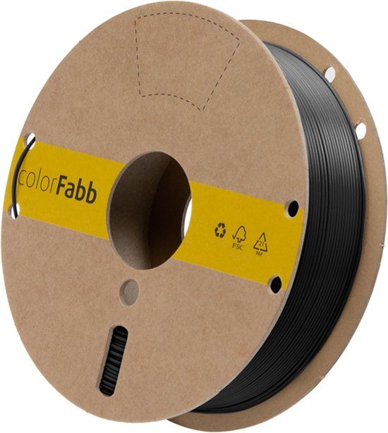 colorFabb PETG HALF MAT ZWART 2.85mm 750g - 3D Print Filament