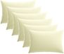 vidaXL Coussin 6 pièces Heerlen Crème 40 x 60 cm Polyester
