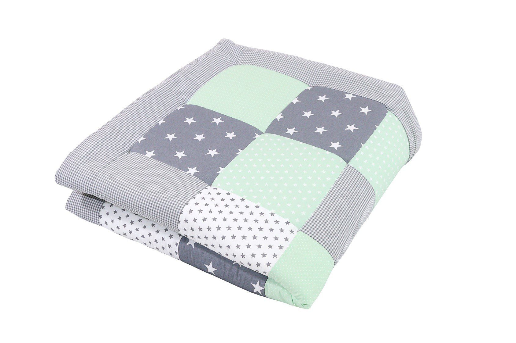 Ullenboom Kruipdeken & box inzet 140X140 cm grijs Mint