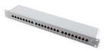 VALUE 26.99.0365 Patchpaneel 1U 24 poorten Cat6a 10 Gigabit Ethernet Grijs