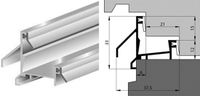 Elton Ellen Tochtprofiel opbouw aluminium anb-11