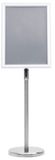 vidaXL Posterstandaard Zilver Aluminium A4 45 x 32,7 x 108 cm