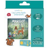Lunii - Set Margot, leerling voor veo-leerling interactief audioboek vanaf 7 jaar, om te luisteren naar mijn verhalenfabriek