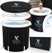 Non-branded Pliable et Gonflable Baignoire à glace XXL – Inclus une housse isolante et une pompe à main