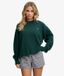 Superdry Essential Heritage Pull Col Rond Coupe Ample Vert Taille : 40