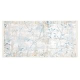 Rug Kelly 080 x 150 cm grijs/donkerblauw