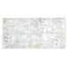 Rug Kelly 080 x 150 cm grijs/donkerblauw