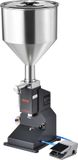 VEVOR 5-50ml Vulmachine Handmatige Vloeistofvulmachine Gemaakt van Food Grade 304 Roestvrij Staal Siliconen Ptfe Compatibel met 500w Luchtcompressor Vulmachine voor Het Vullen van Honingolie-Essentie