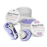 Niet-giftig SIL HAND Niet-giftig siliconenrubber voor SIL HAND-vormen, 1:1 vormbare twee-componentenkit, voor kleine voorwerpen of anatomische onderdelen, gieten van voorwerpen en artistieke creaties (250, gram)