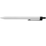 The James Brand The Burwell balpen van roestvrij staal in de kleur wit/zwart met Parker Style G2 patroon, 13,7 x 0,9 cm, CO304911-10