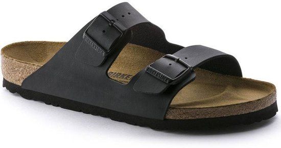 Birkenstock Arizona Normaal Heren Slippers - Black - 4013871027591