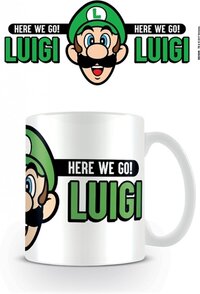 Pyramid International Super Mario Mug - Here We Go Luigi
