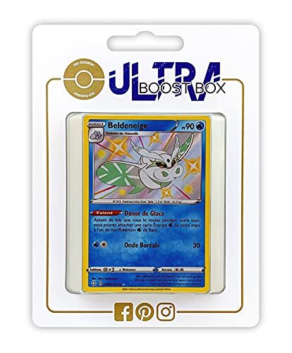 my-booster Beldeneige SV034 Shiny Chromatisch – Ultraboost X zwaard en bord 4,5 inch – Radieuse – set met 10 Franse Pokémonkaarten