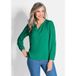Goldner Tuniek Elegante viscose blouse met V-hals