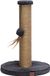 Designed by Lotte Krabpaal Ribbed - Incl speeltje - Ribbed stof/jute - Antraciet - 35x35x50 cm