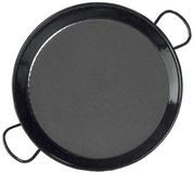 Vaello poêle à paella acier noir 34 cm