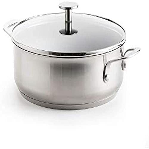 KitchenAid Roestvrij staal non-stick 28cm/4,3 liter koekenpan, zilver