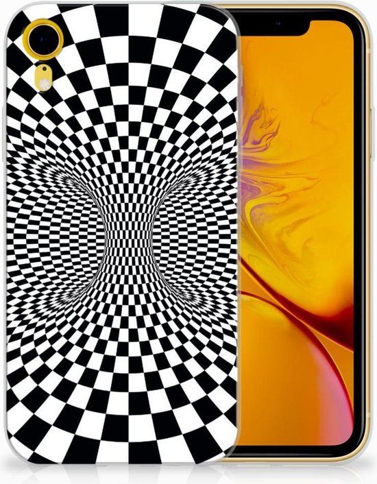 B2Ctelecom Hoesje iPhone XR - Design Illusie - TPU Back Cover