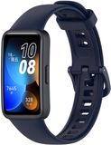 By Qubix Qubix - Siliconen bandje met gesp - Donkerblauw - geschikt voor Huawei Band 10 / 9 / 8