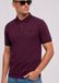 Fred Perry polo à double bande - prune noir