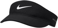 Nike Dri-FIT ADV Ace Visor Zonneklep Senior Zwart/Wit Unisex Polyester/Elastaan