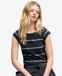 Superdry Femme Haut Athlétique Dos Nu Coupe Ajustée Marine Taille : 44