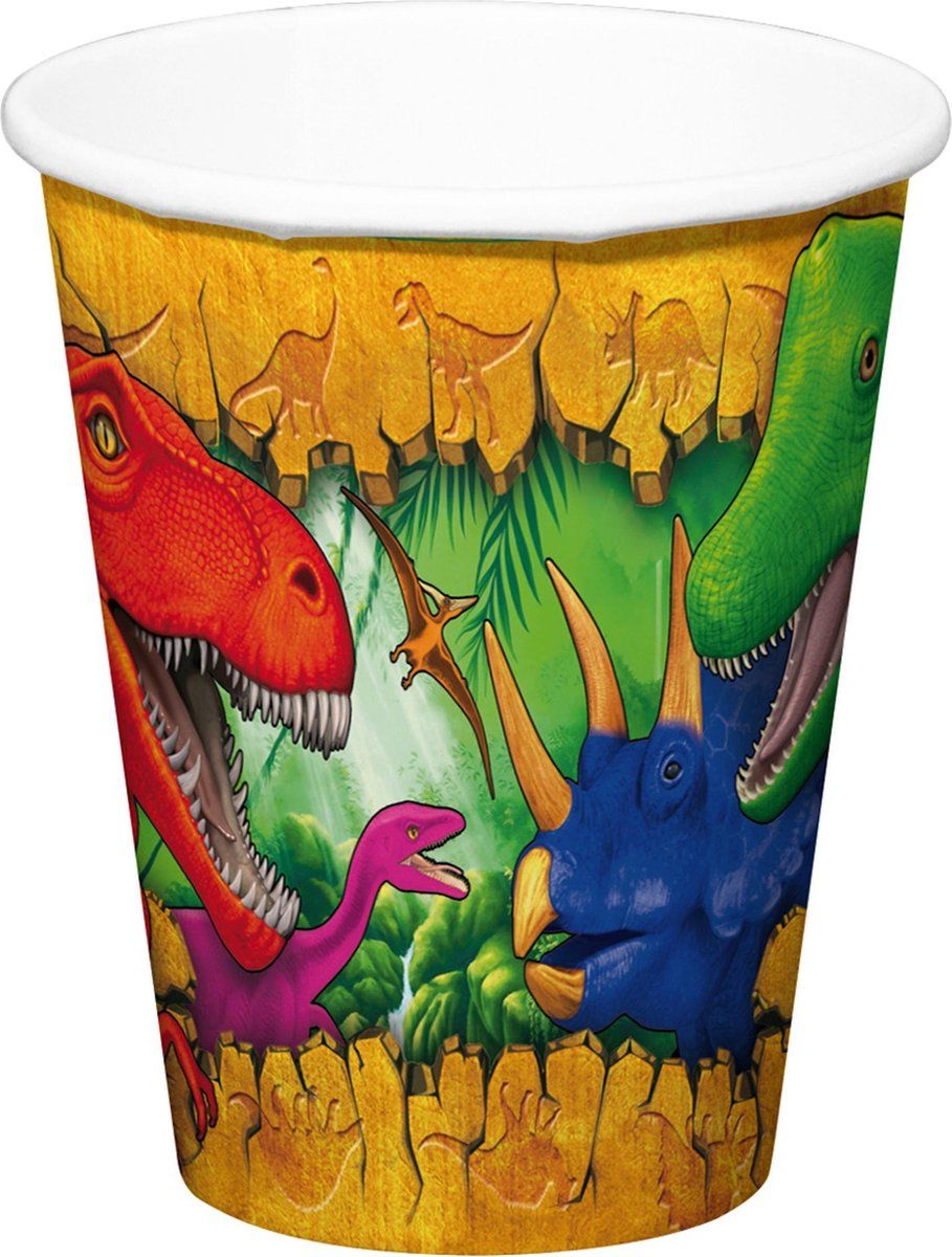 FOLAT BV - Dinosaurus Bekers 6 stuks