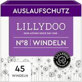 LILLYDOO Hypoallergene babyluiers, maat 8 (17 kg), 3 verpakkingen (45 stuks)