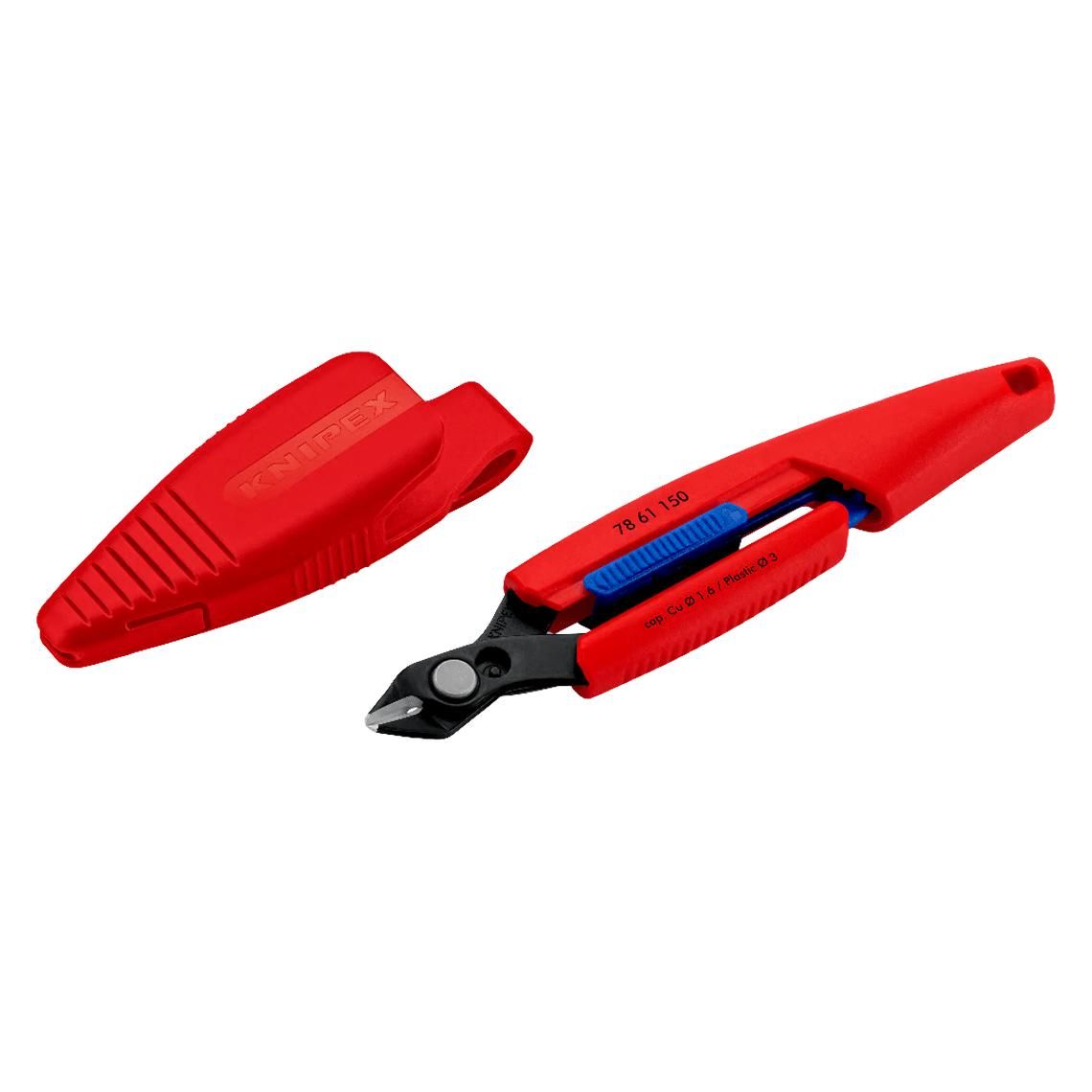 Knipex Zijsnijders Slim Knips mit Holster Werkzeugstahl (158 mm)