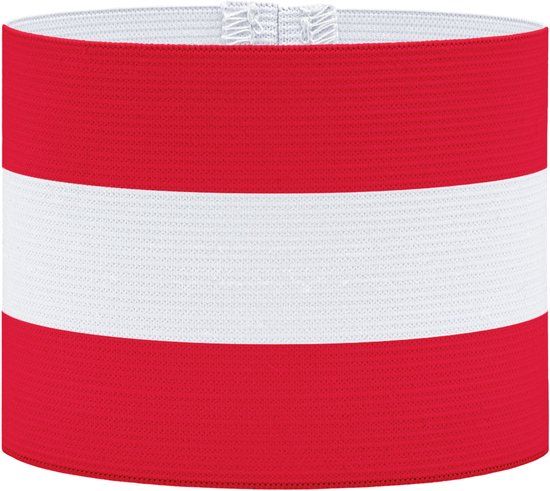 Aanvoerdersband Oostenrijk Pupil Rood en wit - Klein