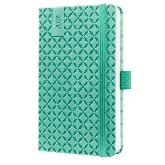 Sigel Weekagenda Flair 2026 - A6 - Mint Green - Hardcover