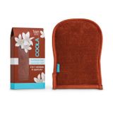 Coola LLC Coola Sunless Tan 2-in-1 applicator en peeling, dubbelzijdig, wasbaar, kunstbruin
