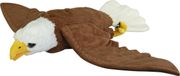 Nature Planet pluche zeearend - knuffel vogel - 70 cm - bruin/wit - premium kwaliteit - om op te hangen