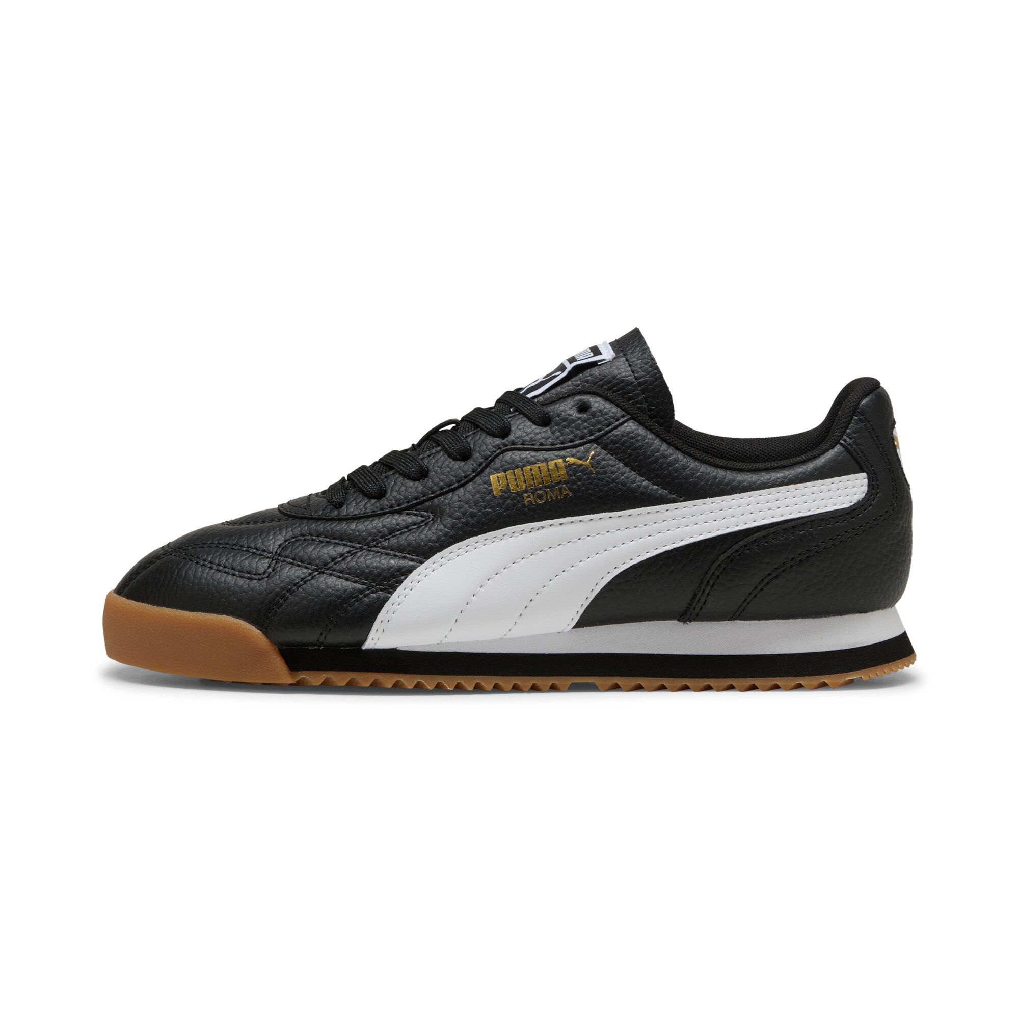 PUMA Roma Anniversario Sneakers - Zwart/Wit/Goud - Maat 39