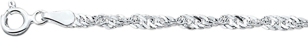 The Jewelry Collection Armband Singapore 2,25 mm - Zilver