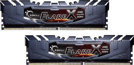 G.Skill Flare X (for AMD) 32GB (2x16GB) DDR4 3200MHz CL16 - F4-3200C16D-32GFX