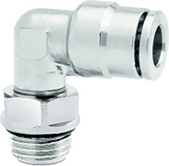 SELECT GOLD IMI NORGREN Draaibare haakse koppeling 102470618 Schroefdraad (buiten): 1/8 Buis-Ø: 6 mm 1 stuk(s)