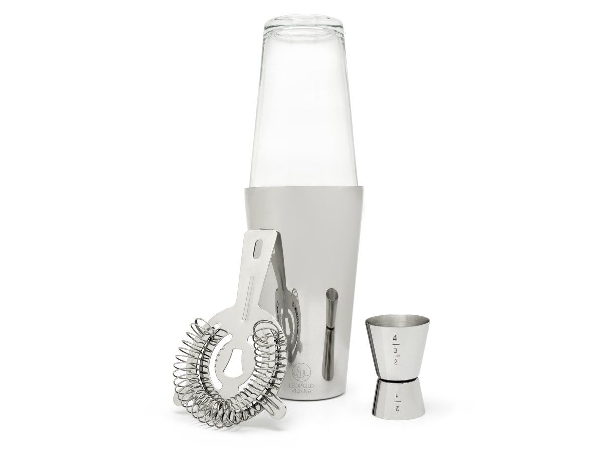 Leopold Vienna Boston shaker set - zilver