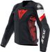 Dainese Avro 5 S26 Motorleren jas - Zwart/Rood/Wit - Maat 58
