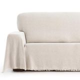 Maxfundas Plaid Sprei, 230 x 260 cm, lichtgrijs