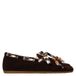 Manfield suède bootschoenen - donkerbruin