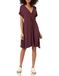 Amazon Essentials Dames Jurk in surplice-model (verkrijgbaar in grote maten)