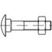 TOOLCRAFT 111348 Vis à tête plate M5 50 mm Tête hexagonale extérieure DIN 603 Acier Galvanisé 200 pièce(s)