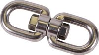 Valkenpower Bol Dubbele oogwartel RVS 10mm