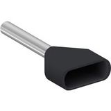 Schneider Electric - Embout de câblage - Double - 1,5 mm² - Noir AZ5DE015